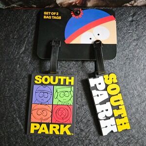 SOUTHPARK Bag Luggage Tags SET OF 2 BRAND NEW‎ - Comedy Central Concept One Acc